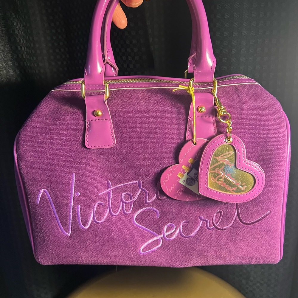 Vintage Victoria's Secret Love Spell Gift Set Bag w. Lotion, Spray & Body Wash